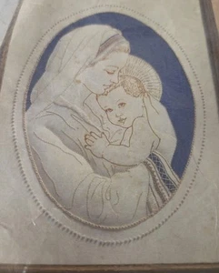 The Creative Circle 2707 Mother And Child Embroidery Kit NOS - Picture 1 of 5