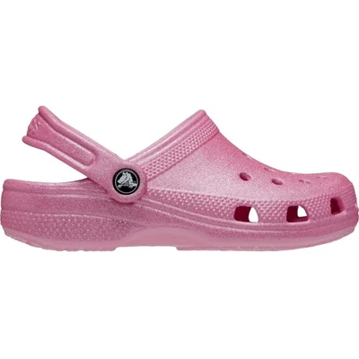 Zuecos Crocs Clásicos Brillo (Niño Pequeño) Rosa Tweed Brillo 4 Niño M Rosa Foto 1 de 4