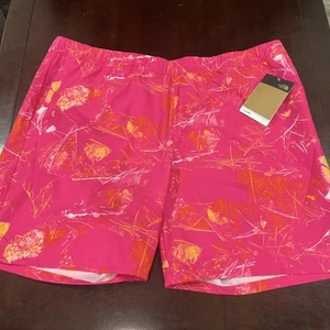 The North Face Wander Shorts Size Medium Pink Orange Polyester Pockets NWT $50 - Picture 1 of 7