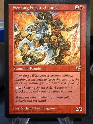 MTG Magic the Gathering Mirage Searing Spear Askari - Image 1 of 2