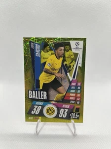 Match Attax 2020-21 EXTRA - Jadon Sancho Borussia Dortmund Baller No. BA21 - Picture 1 of 2