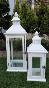 BONTURI CASA HOME DECORATION Lanterna Set 2 Pz 16 x 16 x 42 Cm 22 x 22 x 60 Cm B - Imagen 1 de 1