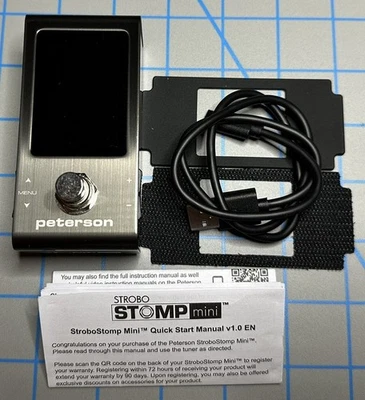 Peterson StroboStomp Mini Sintonizador Estroboscópico Pedal USB C Foto 1 de 4