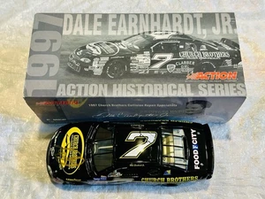 ¡¡¡COCHE NASCAR 1/24 FIRMADO 1997 CHURCH BROTHERS DALE WONHARDT JR!!!! - Imagen 1 de 5