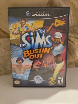 GameCube The Sims Bustin' Out (Nintendo GC, 2003) CIB - Image 1 of 3