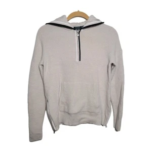 G/Fore Waffelstitch Kapuzenpullover Größe M Wolle Damen Oberteil Golf Stone  - Bild 1 von 11