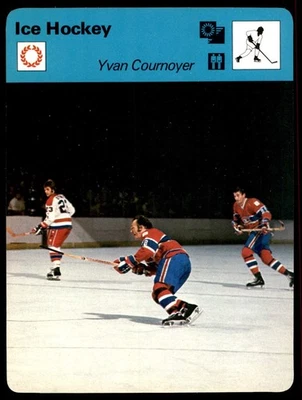1977 Sportscaster #15-13 Иван Курнойер - хоккей NM/MT - Изображение 1 из 2