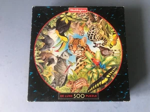 Waddingtons 500-teiliges Rundpuzzle, Regenwald, 1991 ungeprüft - Bild 1 von 8