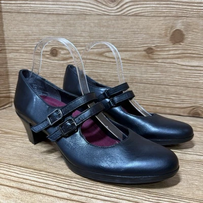 Zapatos Munro American Alicia Talla 11N Mary Jane Tacones Zapatos Cuero Doble Correa EE. UU. Foto 1 de 4