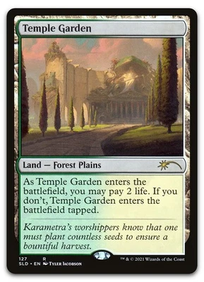 Temple Garden #127 (NM) Secret Lair Drop SLD Magic MTG - Image 1 of 2