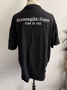 Camiseta Ermenegildo Zegna ×Fear of God XL Negra - Imagen 1 de 10
