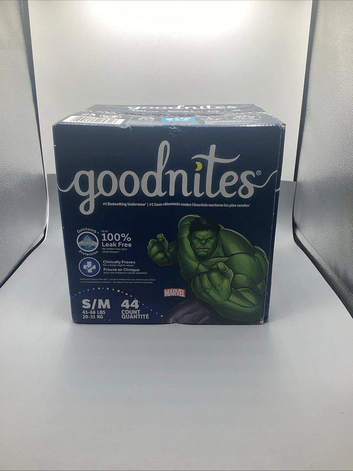 GoodNites Bedtime Bedwetting Underwear for Boys S-m 44 Ct