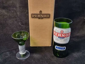 Pernod Glass Box Set Upcycled handmade can personalise - Picture 1 of 12