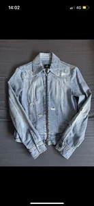 Versace studded denim jacket size small - Picture 1 of 10