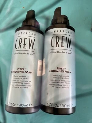 2American Crew espuma de aseo de fibra espuma de cabello fibrosa para volumen manejable 6,7 oz Foto 1 de 3