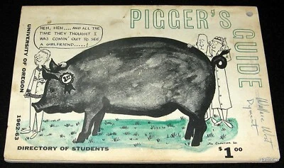 UNIVERSIDAD DE OREGON PATOS 1962-63 GUÍA DE PIGGER MEL RENFRO * BILL BOWERMAN Foto 1 de 4