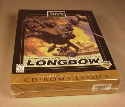 Jane's Longbow AH-64D Combat Simulation CD Rom Game factory sealed in orig. box - Image 1 of 4
