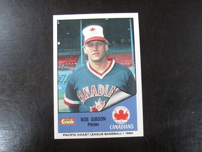 1984 Cramer Sports # 40 Bob Gibson (ML) Vancouver Canadians Milwaukee Brewers - Image 1 of 2