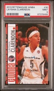 2013 Rittenhouse WNBA Layshia Clarendon Rookie PSA 9 Indiana Fever Cal Bears - Picture 1 of 2