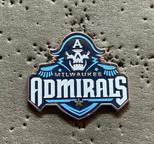 Milwaukee Admirals 2015-Pres. Logo AHL Hockey Pin - Imagen 1 de 2