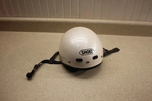 Medio casco blanco para motocicleta Shoei Small Cruiser 2362 - Imagen 1 de 7