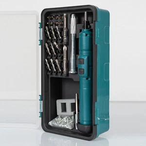Mini Kit Cacciavite Elettrico Senza Fili USB Ricaricabile Set Punte Cacciavite Nuovo - Foto 1 di 20