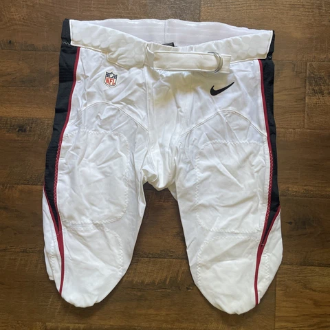 Arizona Cardinals NIke NFL Authentic Team Issued Game Pant White/Red Sz 42 belt Cover