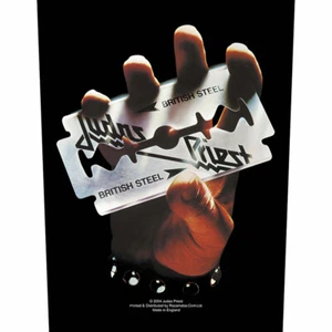 JUDAS PRIEST -"BRITISH STEEL" - LARGE SIZE - SEW ON BACK PATCH - Imagen 1 de 9