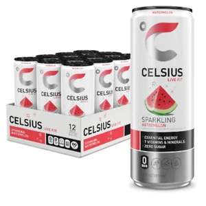 CELSIUS Peach Sparkling Orange,multi option Energy Drink 12 Fl Oz (Pack of 12) - Picture 1 of 103