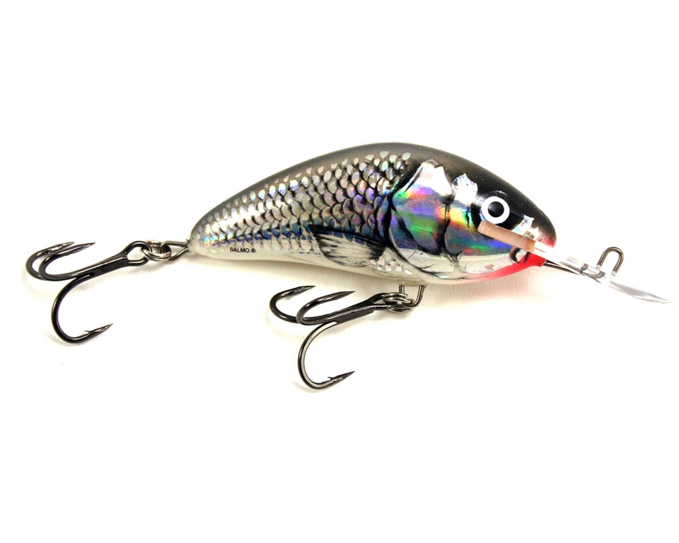 Wobbler Salmo Hornet Schwimmend 9cm 36g HOLOGRAPHIC GREY SHINER QHT077