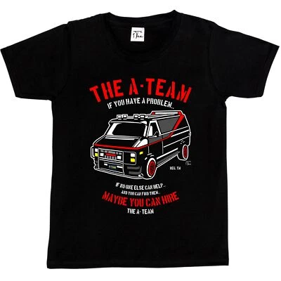 1Tee Kinder Jungen The A-Team Retro Van T-Shirt