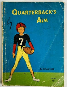 Quarterback's Aim by Beman Lord, 1965 Scholastic football paperback book - Picture 1 of 4