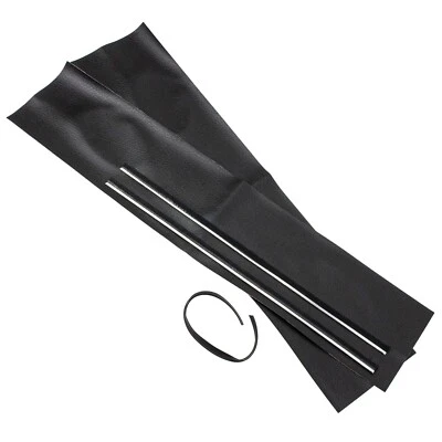 New Door Cap Capping Recover Kit for MGB GT 1965-1975 Front & Rear Black - Image 1 of 2