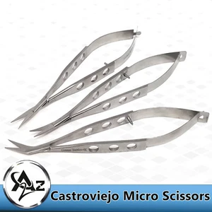 NEW Castroviejo Micro Scissors Surgical Dental Instruments-GERMAN STAINLESS - Picture 1 of 44