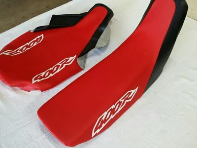 HONDA XR400R SEAT COVER 1996 AND 1997 MODEL SEAT COVER RED & BLACK (H*-252) - Image 1 of 4