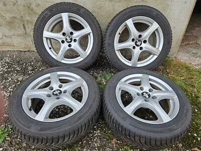 winterräder komplett auf Audi a4 b7 8e gefahren, eine Felge hat einen Schlag  - Bild 1 von 4