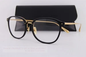 Brand New Linda Farrow Eyeglass Frames PARK LFL/1483 001 Black/Gold 52mm - Picture 1 of 8