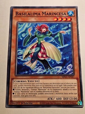 Marincess Basilalima●YUGIOH●MP21●2021●SPANISH●COMMON●1st ED●NM●Y40 - Image 1 of 2