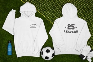 Personalised Custom Your Name Hoodie School Leavers 2025 Friends Party Gifts - Picture 1 of 22