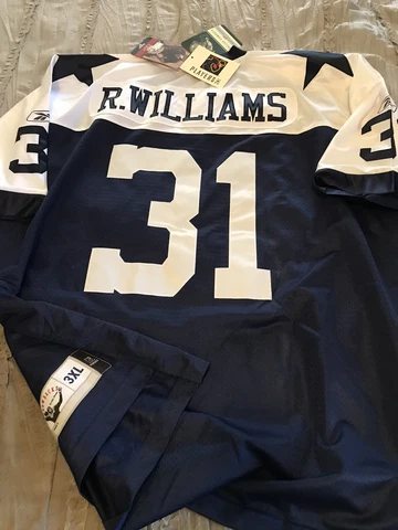 ROY WILLIAMS Dallas COWBOYS Football REEBOK Sewn Size 3XL Jersey VINTAGE New NFL Cover