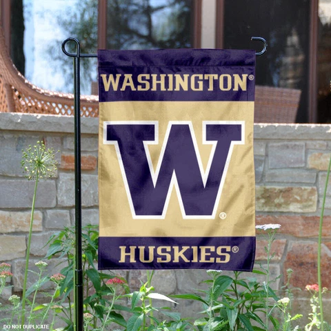 Washington Huskies Garden Flag Yard Banner Cover