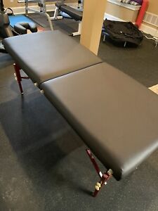 Master Massage 30" Newport Portable Cable Release Massage Table - Black