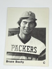 Bruce Bochy Minor League Rookie Card RC 1976 Dubuque Packers Rangers Astros