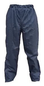 New Unisex Black Hydrophilic Coated Nylon Waterproof Overtrousers Walking Hiking - Picture 1 of 3
