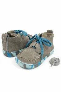 NIB LIVIE & LUCA Shoes Rover Dark Gray Blue Camouflage 5 Toddler - Picture 1 of 1