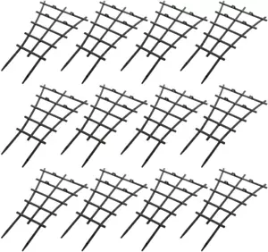 12 Pcs Garden DIY Mini Climbing Trellis Plastic Superimposed Potted Plant Suppor - Picture 1 of 8