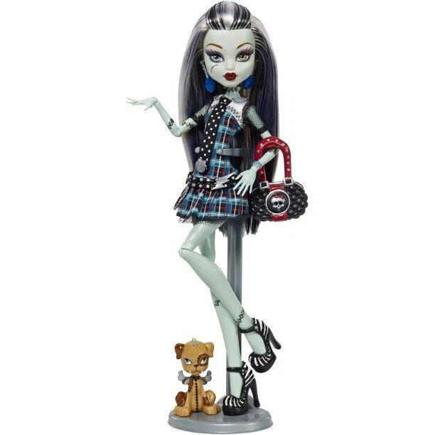 Mattel Monster High Frankie Stein Reproduction Doll with Doll Stand & Accessories