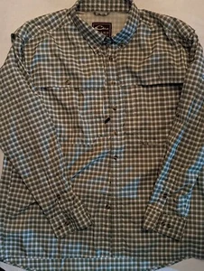 Camisa de pesca Drake manga larga para hombre talla grande ventilada ligera - Imagen 1 de 5