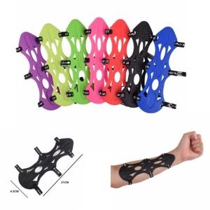 8.5" Arm Guard Forearm Protective Soft Shooting Archery Bow Range with 3-Strap - Picture 1 of 18