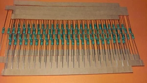 100x 1 MOhm 0,5 Watt Widerstand BF0207 Metallschicht Vishay - Picture 1 of 2